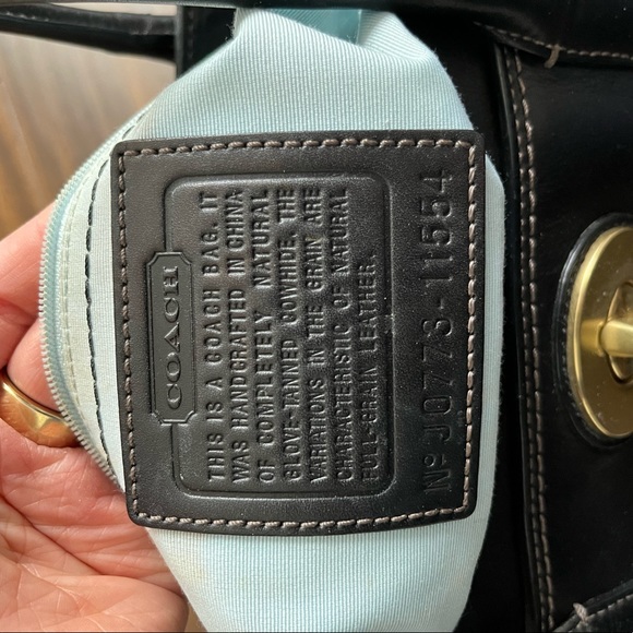 Original Coach, pre-outlet era; purchased at Toronto Flagship. Numbered - Picture 3 of 4
